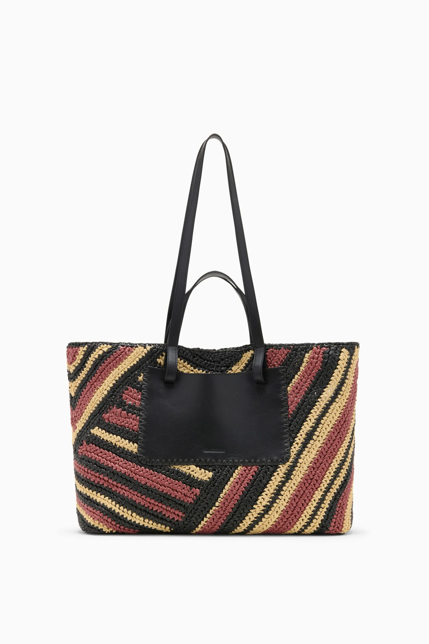 Lali Large Raffia Tote - Canyon Stripe Ulla Johnson