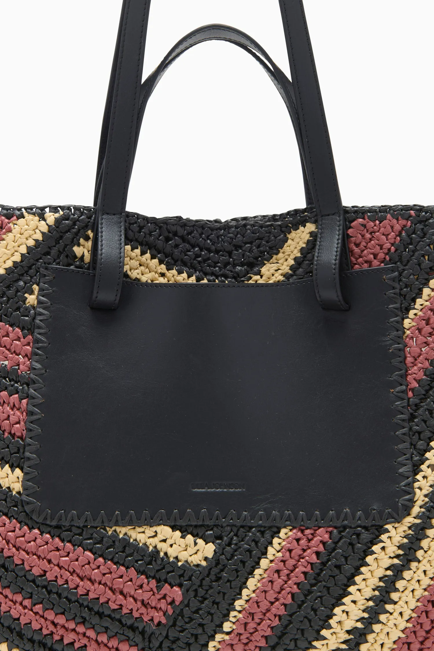 Lali Large Raffia Tote - Canyon Stripe Ulla Johnson