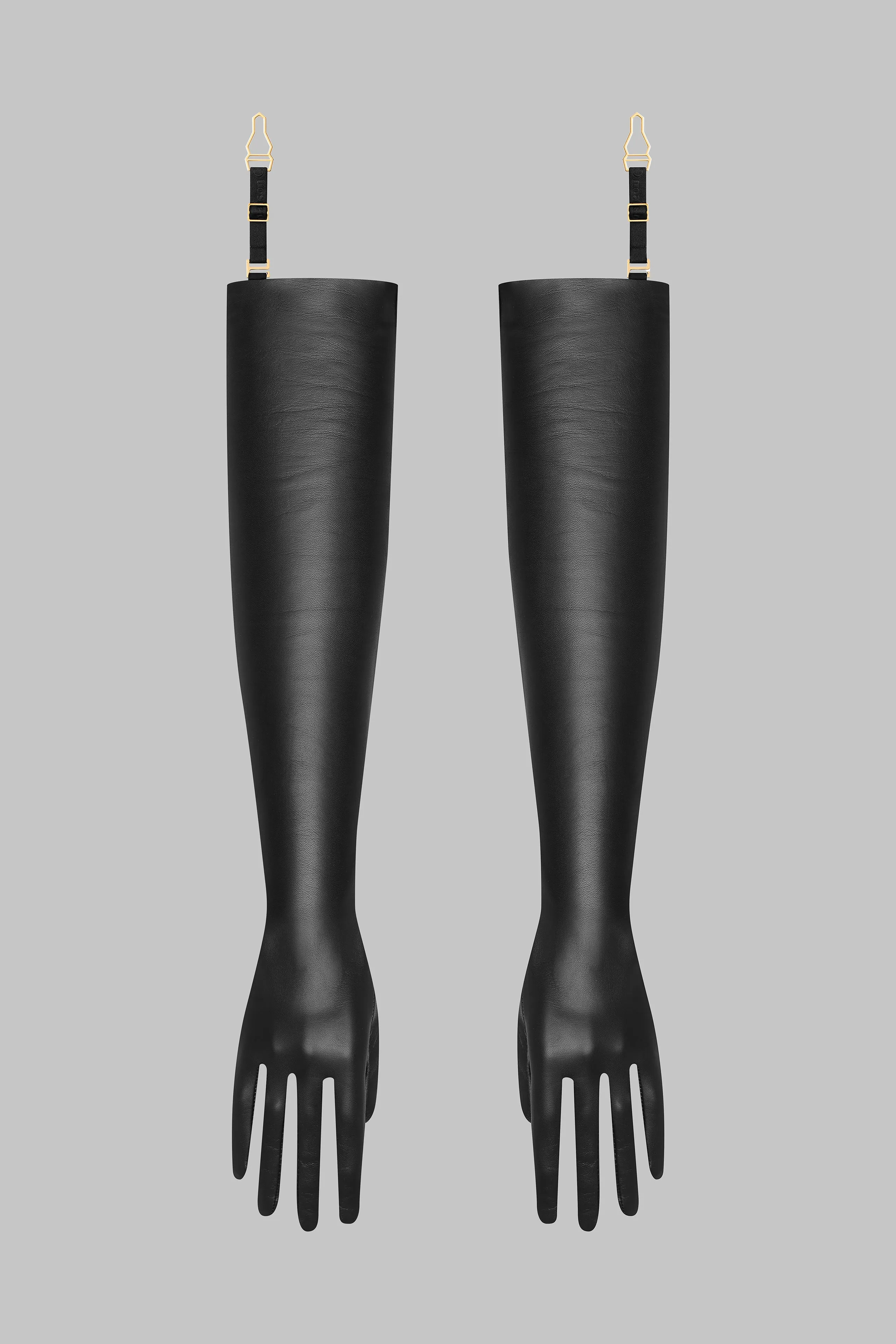 Leather Opera Gloves with suspenders Maison Close