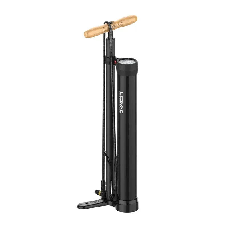 Lezyne Overdrive High Volume Floor Pump (Black)