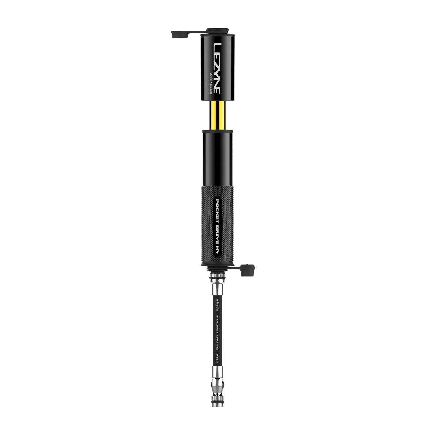 Lezyne Pocket Drive High Volume Hand Pump (Black)