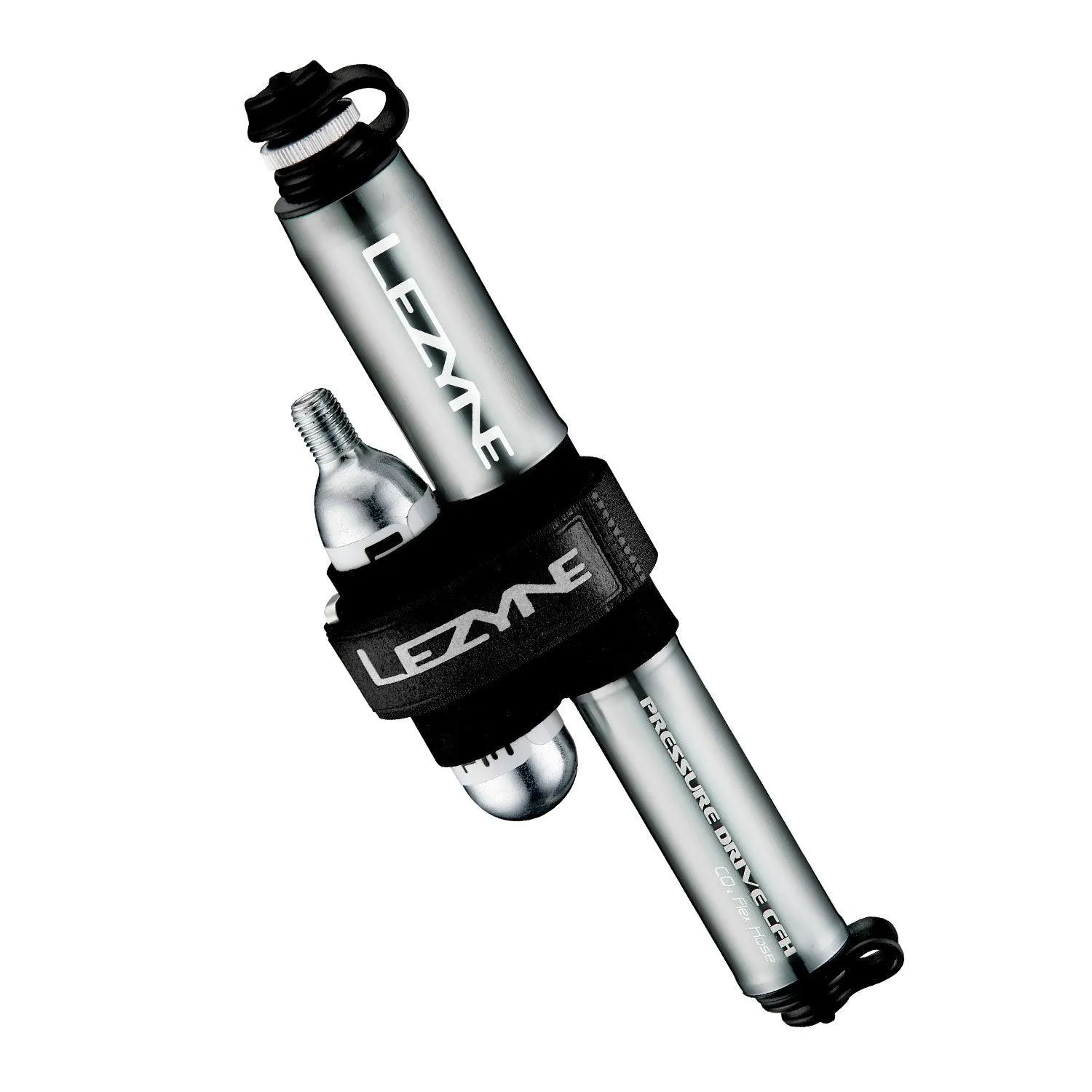 Lezyne Pressure Drive CFH-CO2 High Pressure Hand Pump (Light Grey)