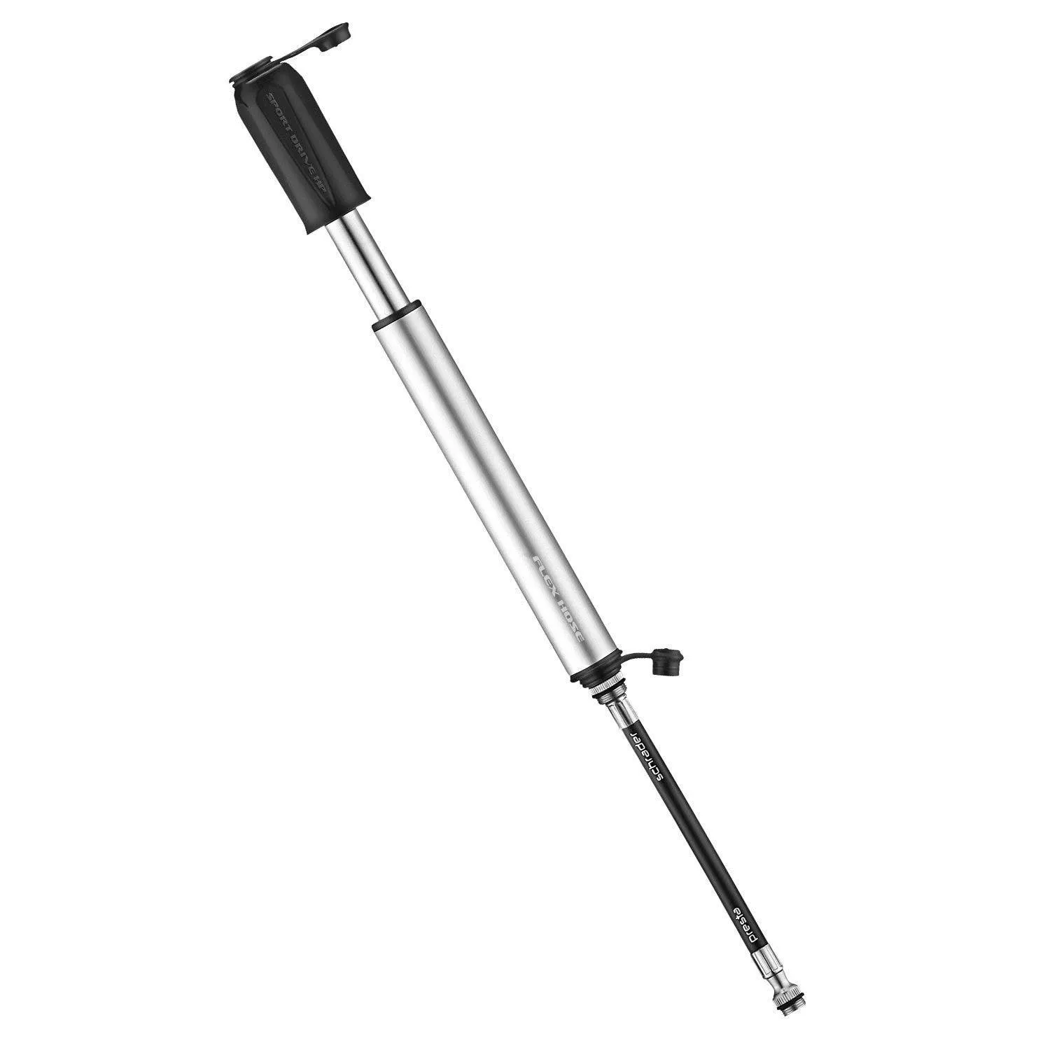 Lezyne Sport Drive Compact High Volume Hand Pump (Silver)