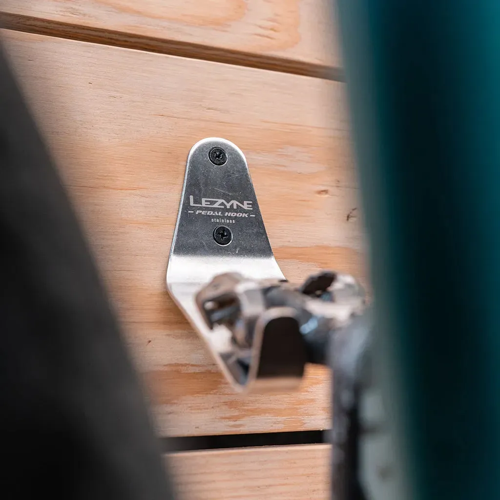 Lezyne Stainless Pedal Hook (Silver)