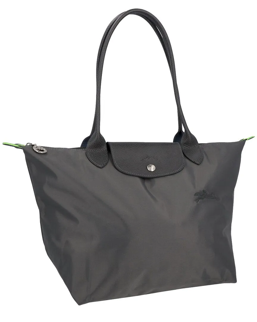 Longchamp Le Pliage Club Green Small Canvas Bag