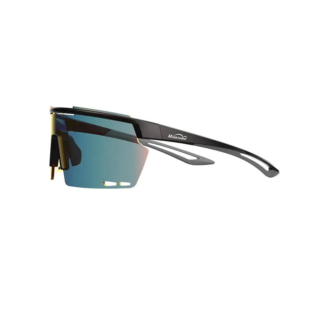 Magicshine Rouler Classic Sports Sunglasses (Black/Grey)