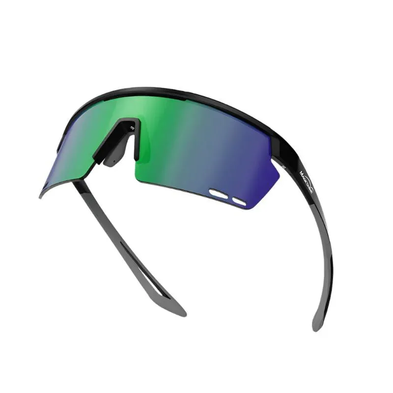 Magicshine Rouler Classic Sports Sunglasses (Black/Grey)