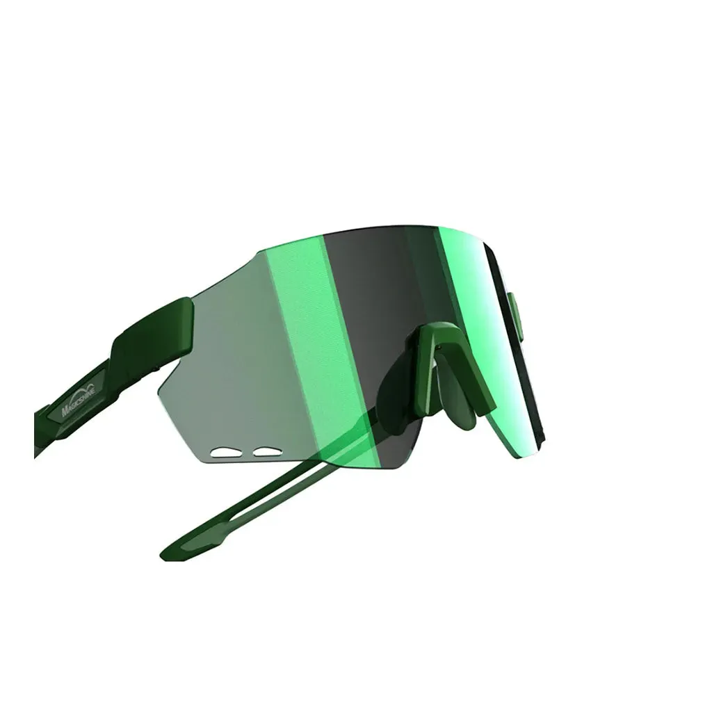 Magicshine Windbreaker Classic Sport Sunglasses (Forest Green)