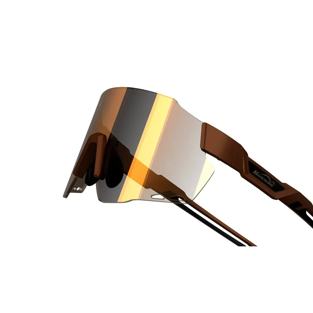 Magicshine Windbreaker Photochromic Sunglasses (Coffee Brown)