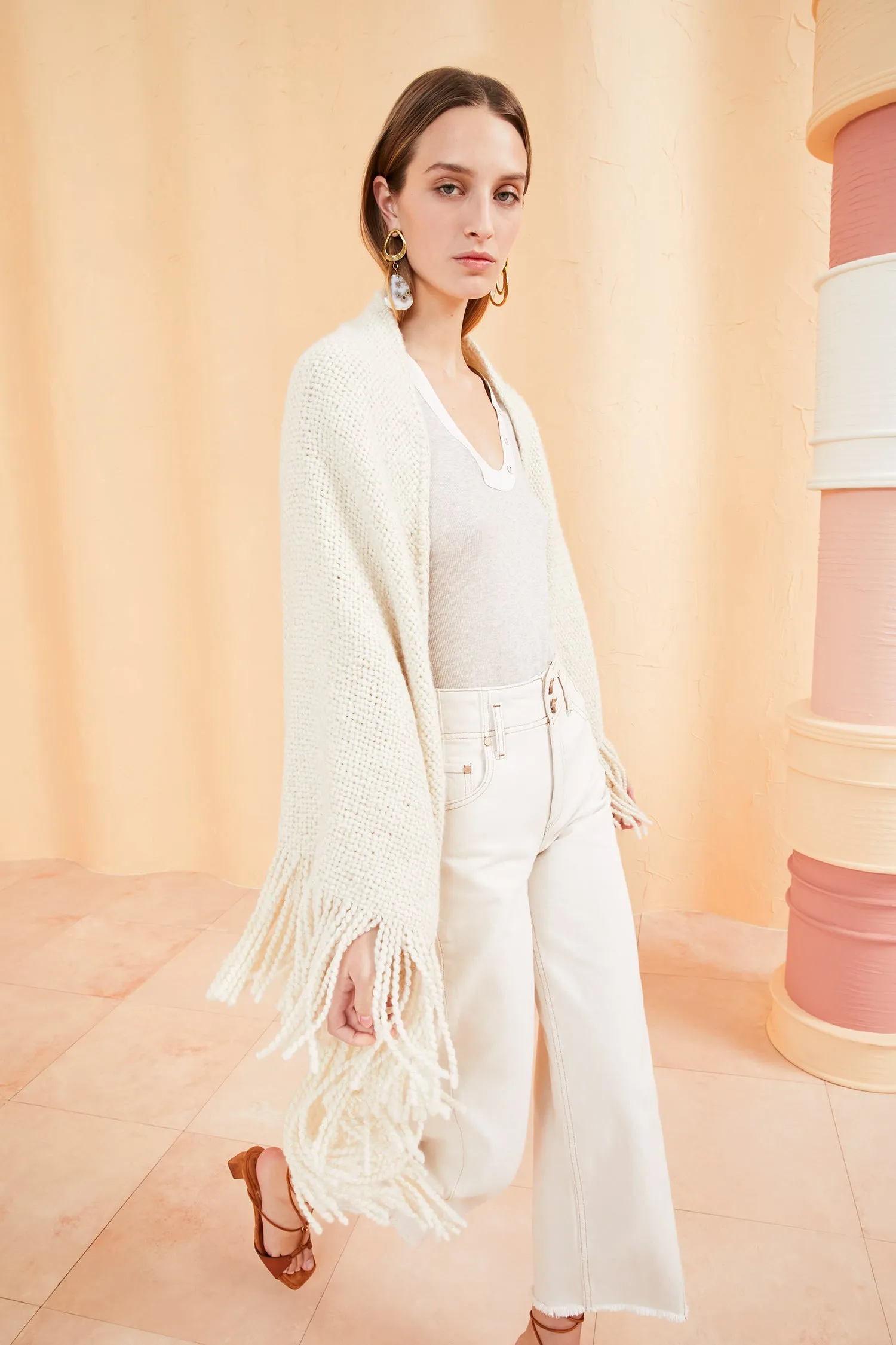Martina Shawl - Cream Ulla Johnson