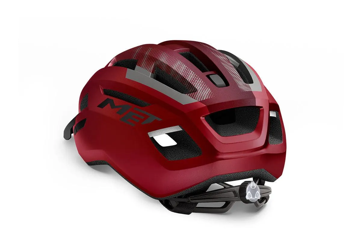 MET Allroad Commute Cycling Helmet (Red/Black/Matt)