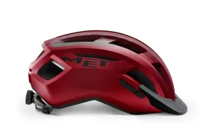 MET Allroad Commute Cycling Helmet (Red/Black/Matt)