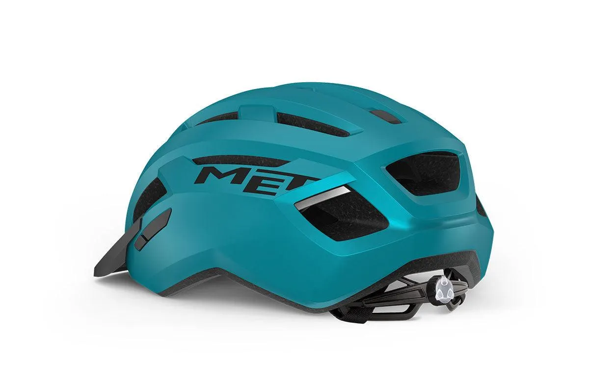 MET Allroad Commute Cycling Helmet (Teal Blue Matt)