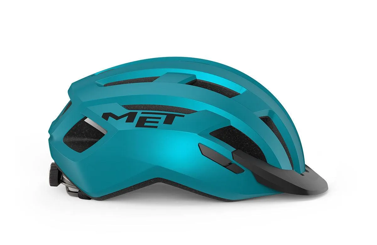 MET Allroad Commute Cycling Helmet (Teal Blue Matt)