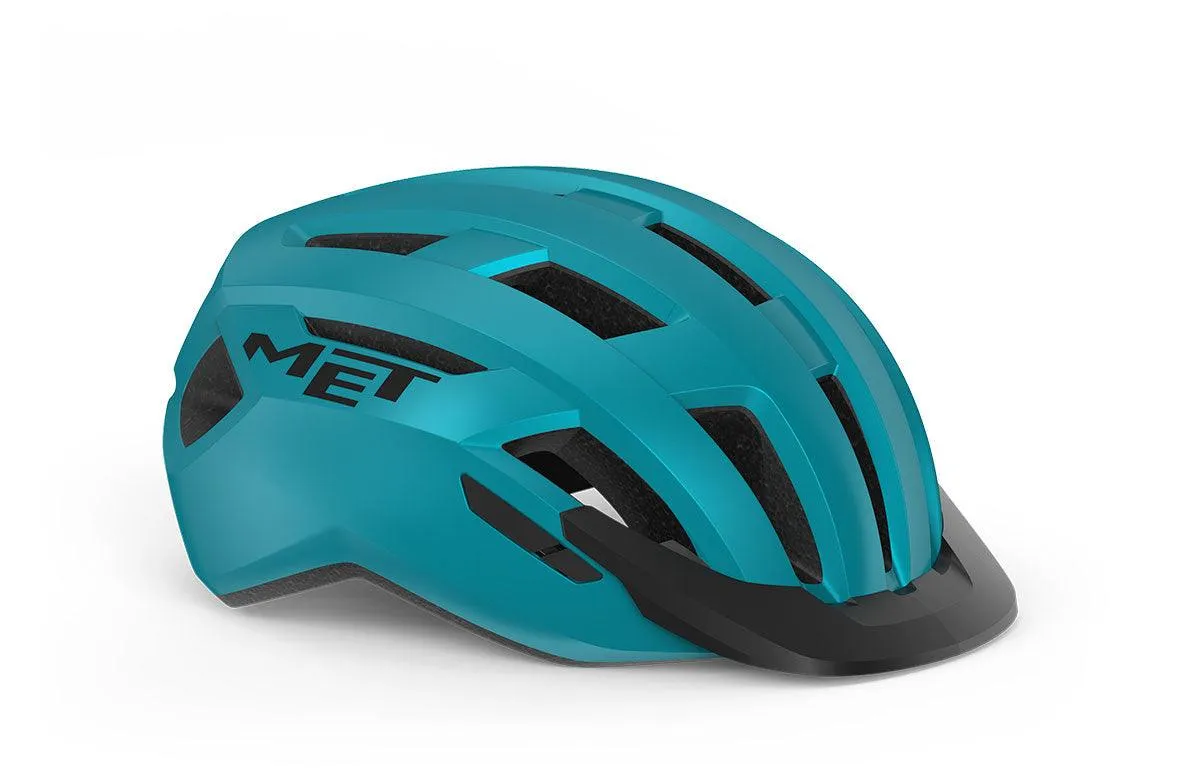 MET Allroad Commute Cycling Helmet (Teal Blue Matt)