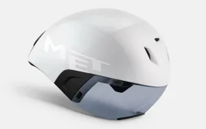 MET Codatronca Aero Cycling Helmet (White/Black/Matt Glossy)