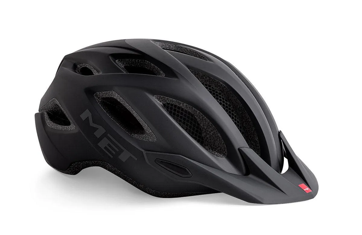 MET Crossover MTB Helmet (Shaded Black/Matt)