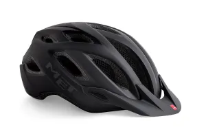 MET Crossover MTB Helmet (Shaded Black/Matt)