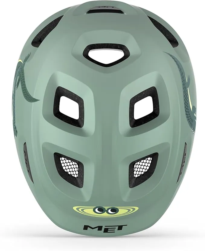 MET Hooray Kids Cycling Helmet (Matt Teal Crocodile)