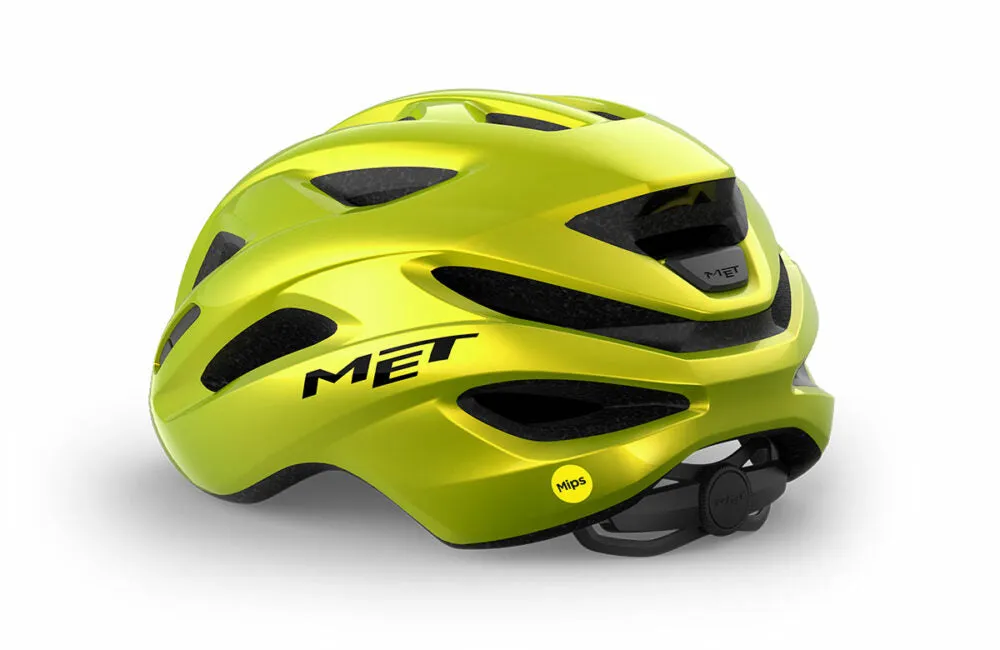 MET Idolo MIPS Road Cycling Helmet (Lime Yellow Metallic Glossy)