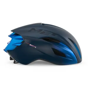 MET Manta MIPS Aero Road Cycling Helmet (Blue Metallic/Matt Glossy)