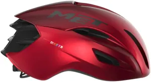 MET Manta MIPS Road Cycling Helmet (Matt Glossy/Red Metallic)