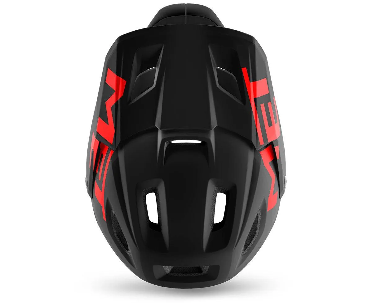 MET Parachute MCR MIPS MTB Cycling Helmet (Black Red/Matt)