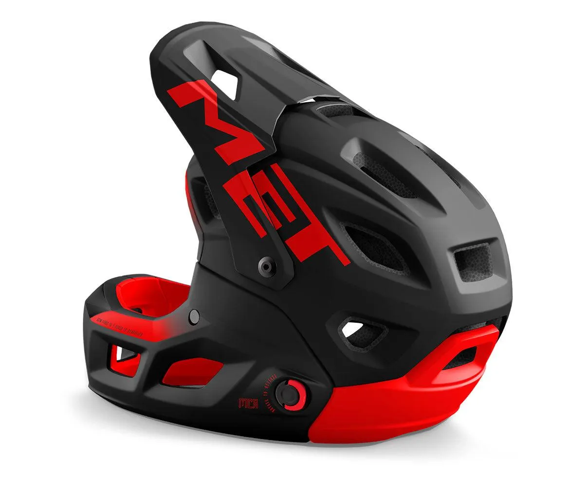 MET Parachute MCR MIPS MTB Cycling Helmet (Black Red/Matt)