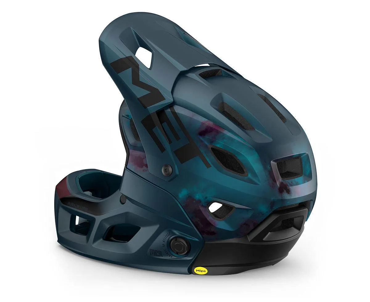 MET Parachute MCR MTB MIPS Cycling Helmet (Blue Indigo Matt)
