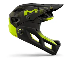 MET Parachute MCR MTB MIPS Cycling Helmet (Camo Lime Green Matt Glossy)