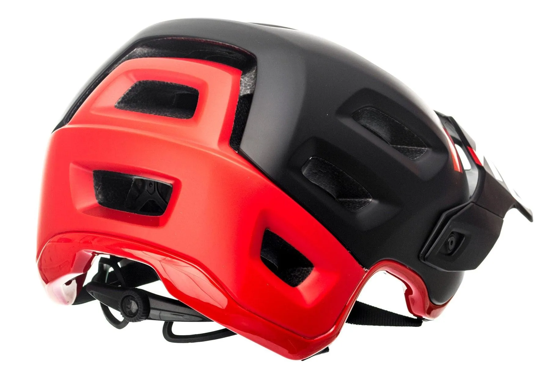 MET Roam CE MTB Cycling Helmet (Black Red/Matt Gloss)
