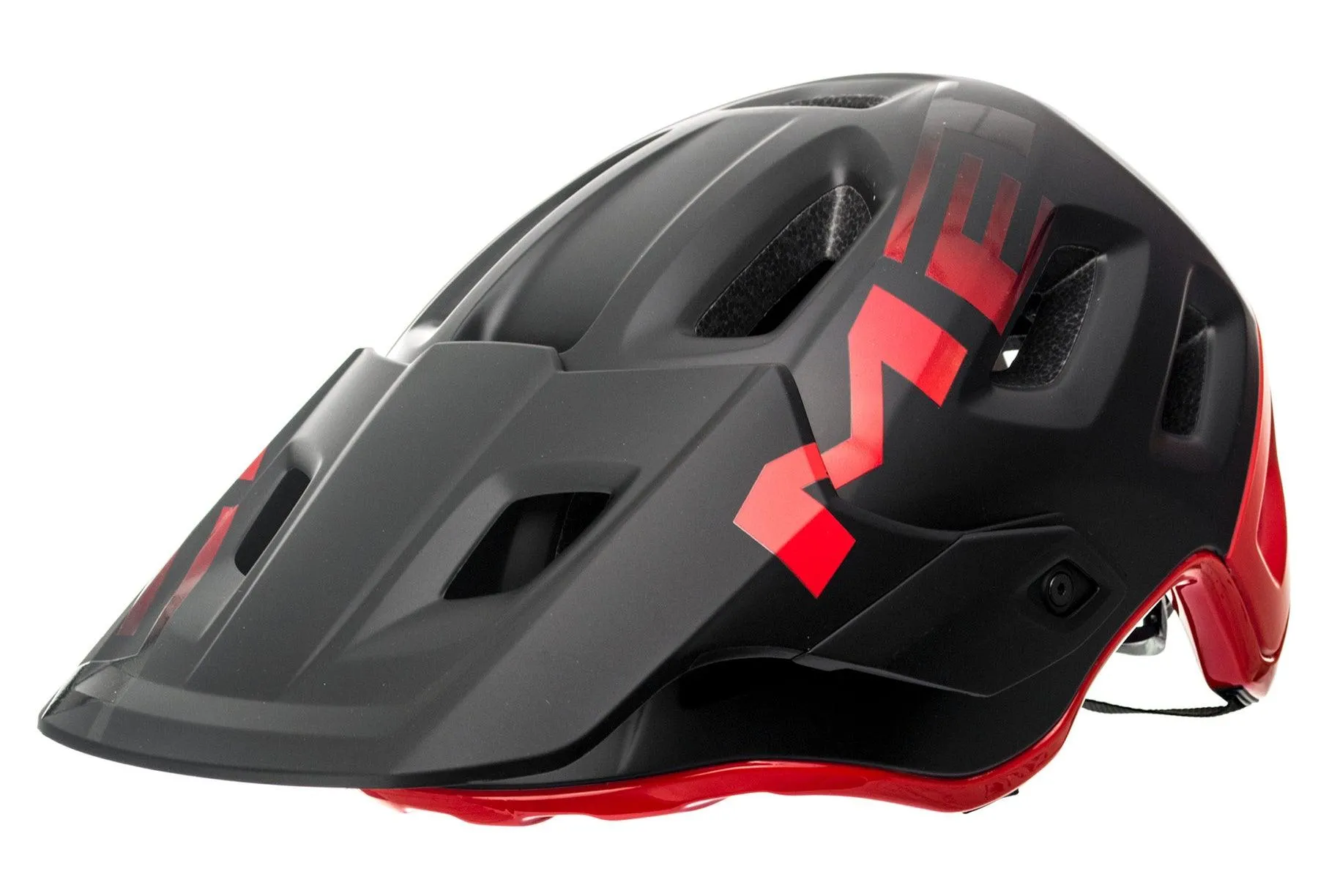 MET Roam CE MTB Cycling Helmet (Black Red/Matt Gloss)