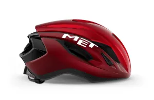 MET Strale Road Cycling Helmet (Red Metallic Glossy)