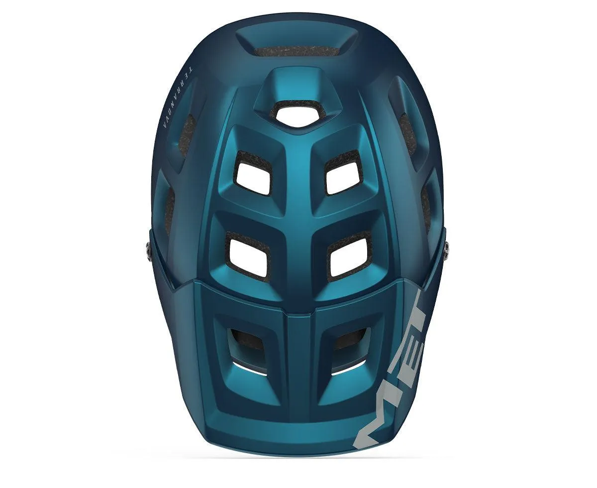 MET Terranova MTB MIPS Cycling Helmet (Teal Blue Black Metallic Matt)