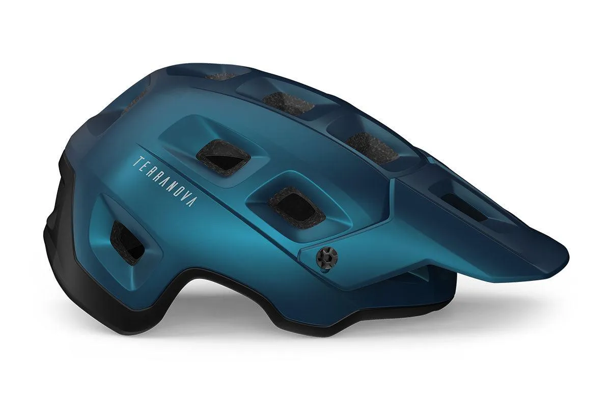 MET Terranova MTB MIPS Cycling Helmet (Teal Blue Black Metallic Matt)