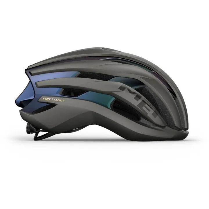 MET Trenta MIPS Road Cycling Helmet (Gray Iridescent)