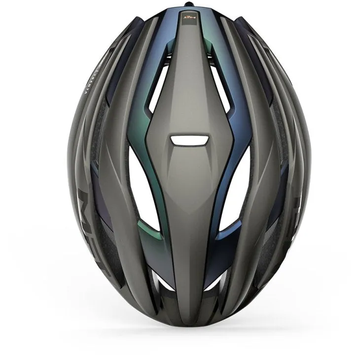 MET Trenta MIPS Road Cycling Helmet (Gray Iridescent)