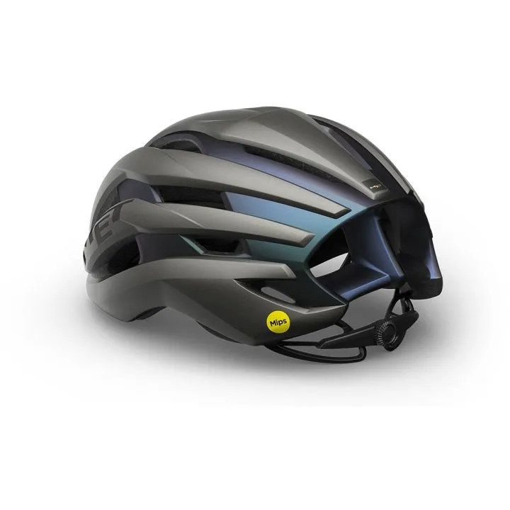 MET Trenta MIPS Road Cycling Helmet (Gray Iridescent)