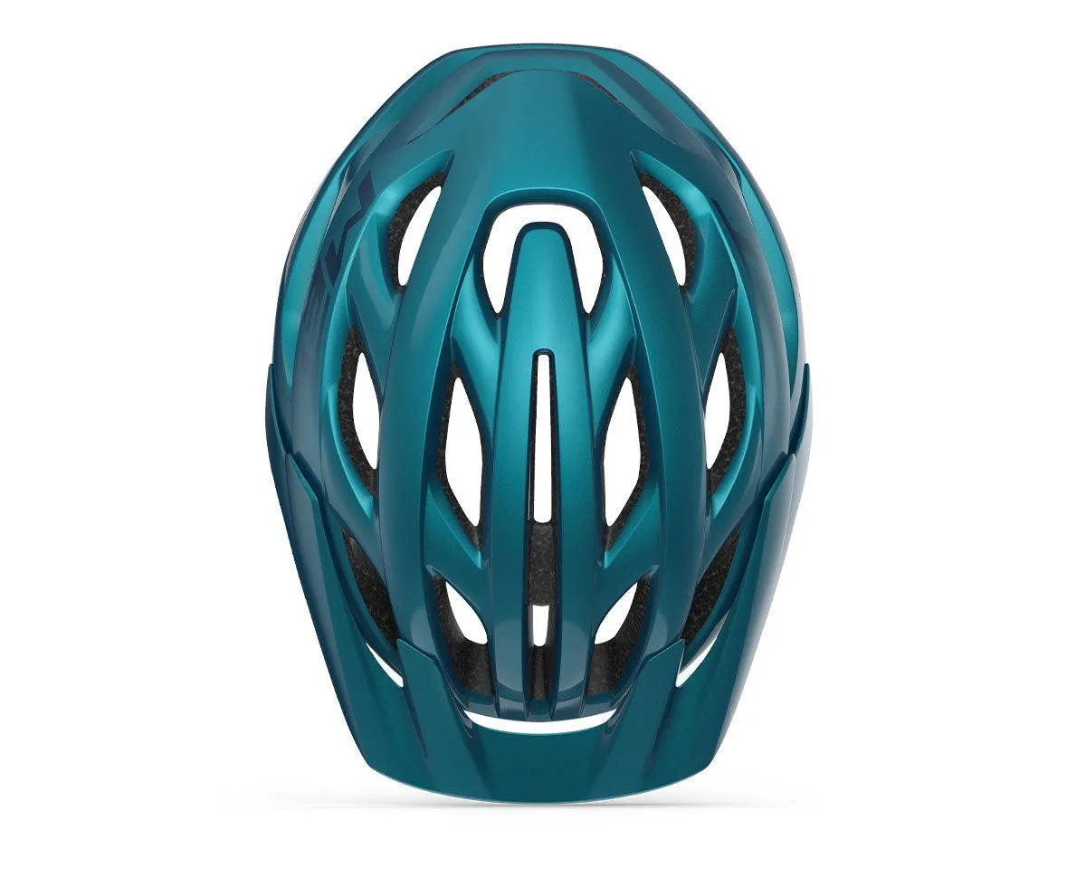 MET Veleno MIPS MTB Cycling Helmet (Teal Blue Metallic/Glossy)