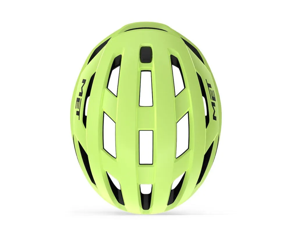 MET Vinci MIPS Road Cycling Helmet (Glossy Ultra Lime Yellow Metallic)