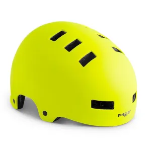 MET Zone Aero Cycling Helmet (Fluo Yellow/Matt)