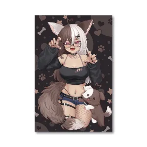 Misapup Playful Pup Poster