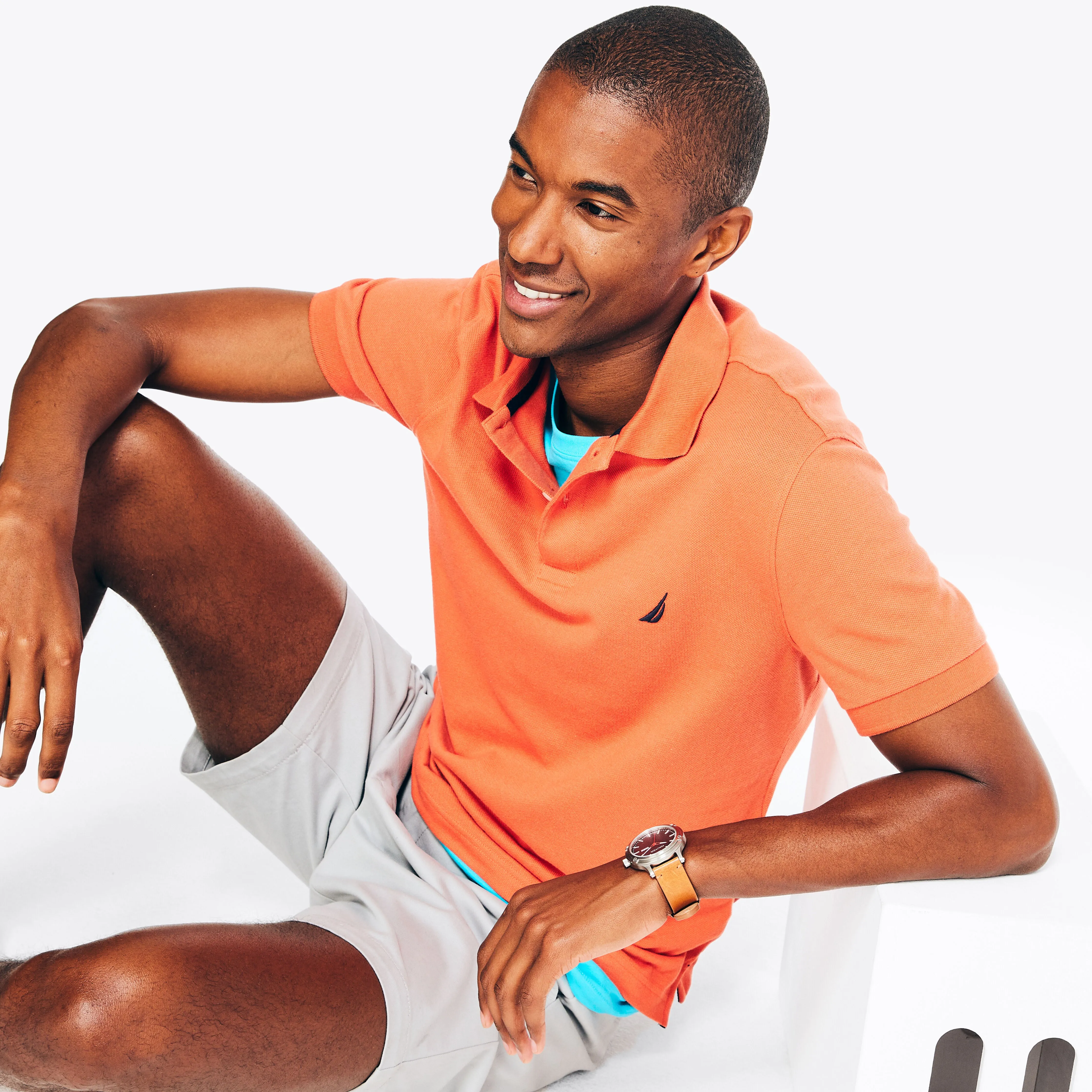 Nautica Slim Fit Deck Polo