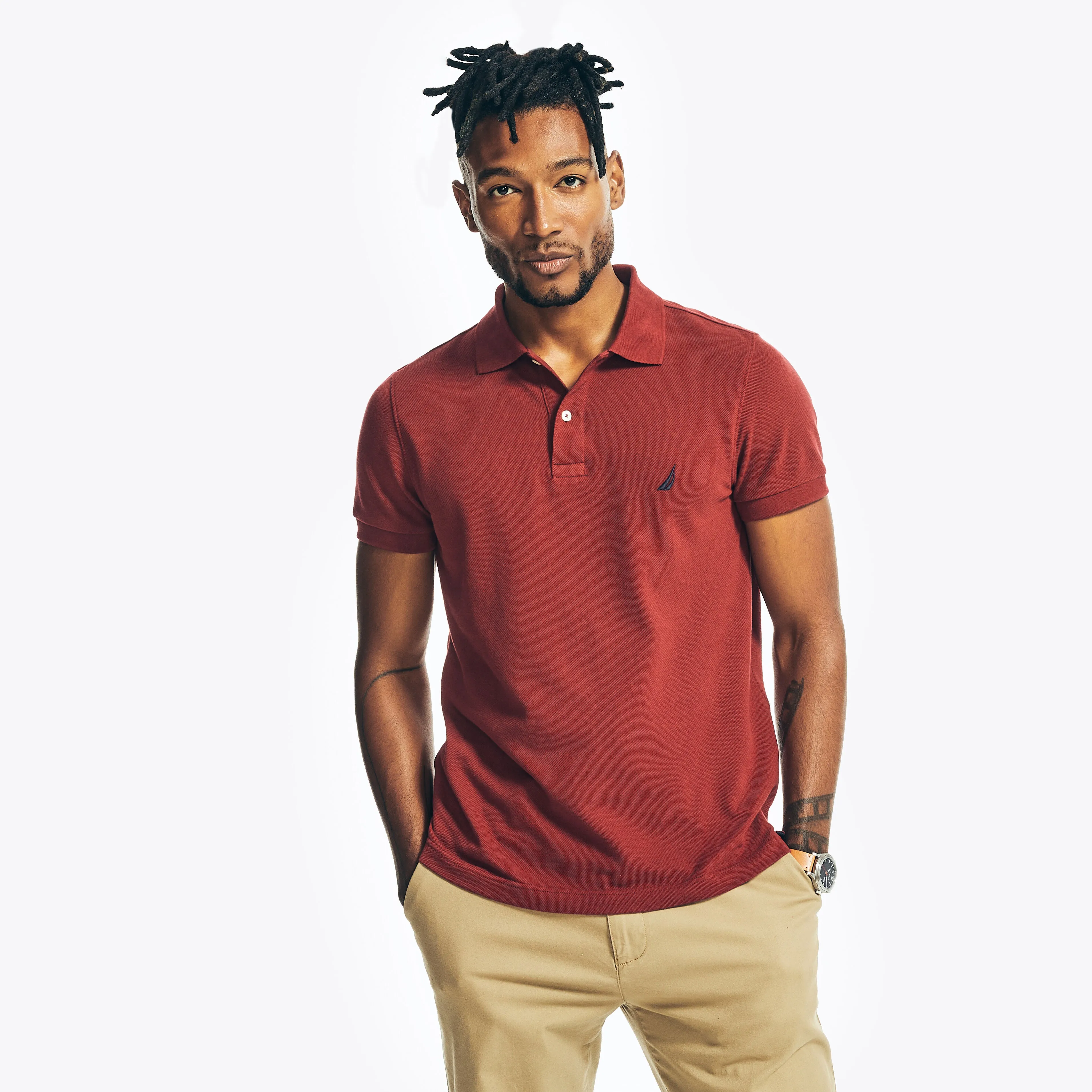 Nautica Slim Fit Deck Polo
