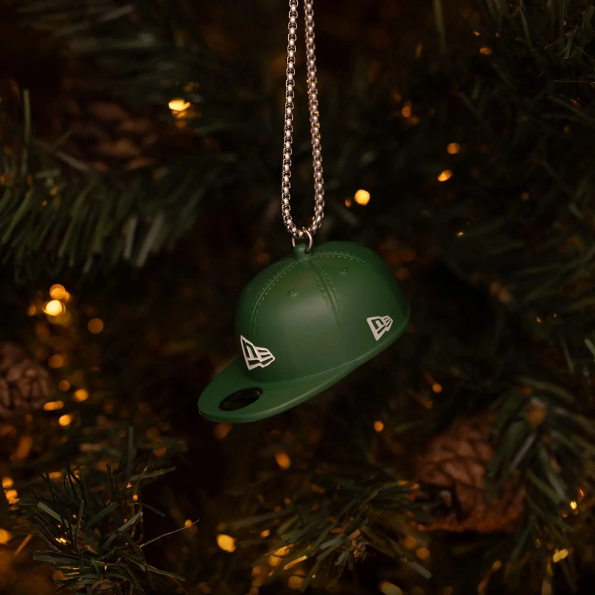 New Era Double Pack Red and Green Festive Hanging Ornaments NEW ERA