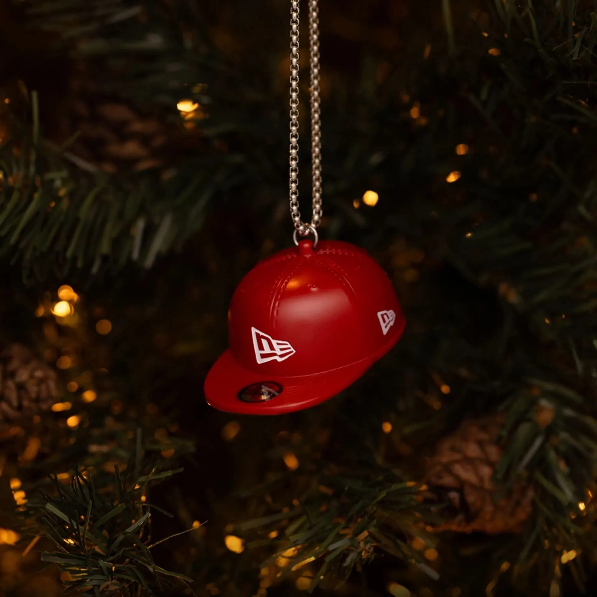 New Era Double Pack Red and Green Festive Hanging Ornaments NEW ERA