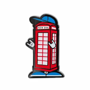 New Era Phone Box Red Pin Badge NEW ERA