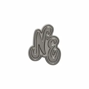 New Era Script Heritage Connect Silver Pin Badge NEW ERA