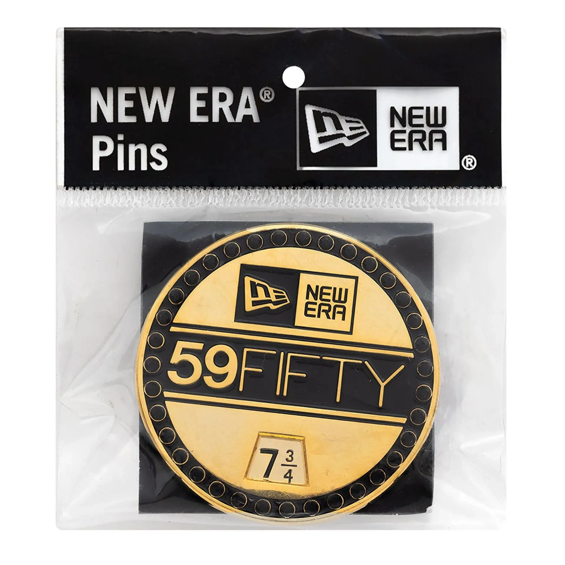 New Era Visor Sticker 59FIFTY Day Black Pin Badge NEW ERA