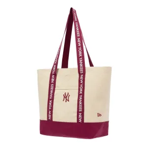 New York Yankees MLB Strap Dark Red Canvas Tote Bag NEW ERA